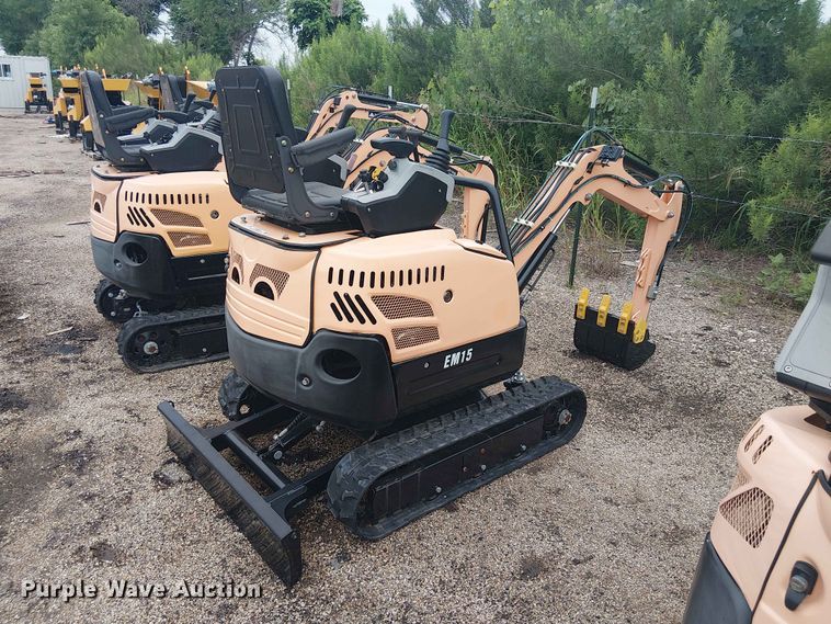 image for item EH4097 2024 Erie Industries EM15 mini excavator