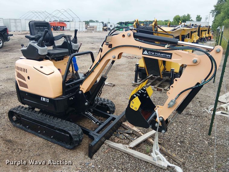 image for item EH4099 2024 Erie Industries EM15 mini excavator