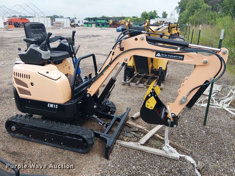 image for item EH4099 2024 Erie Industries EM15 mini excavator