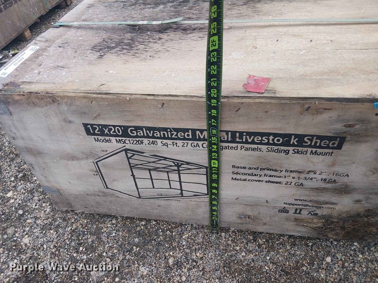 image for item EH4132 2024 Valley Pioneer MSC1220F livestock shed