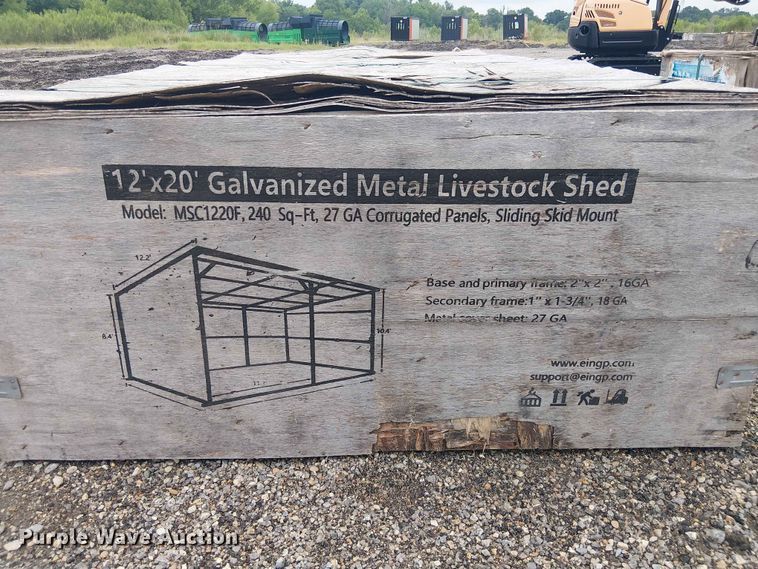 image for item EH4133 2024 Valley Pioneer MSC1220F livestock shed