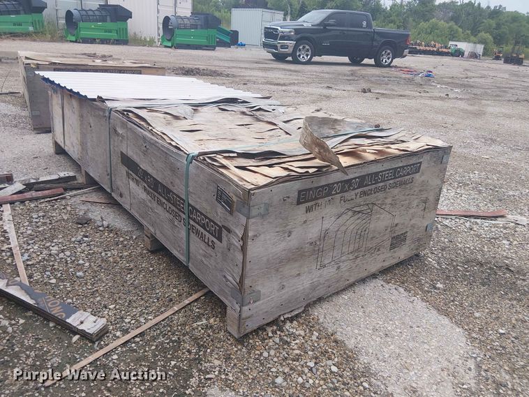 image for item EH4135 2024 Valley Pioneer MSC2030F steel carport