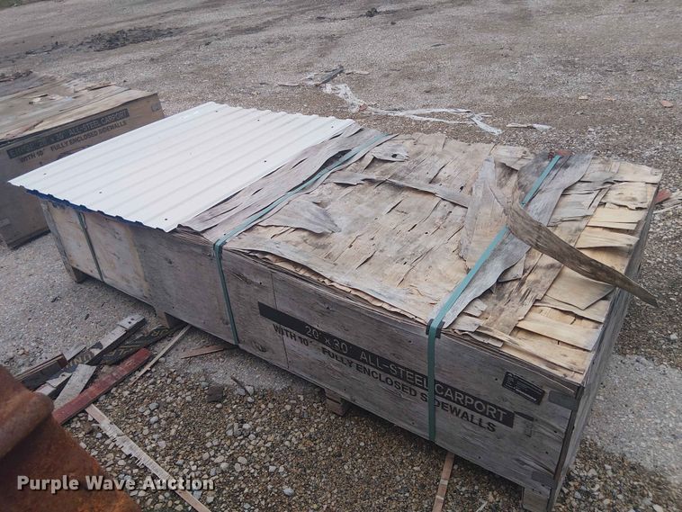 image for item EH4135 2024 Valley Pioneer MSC2030F steel carport