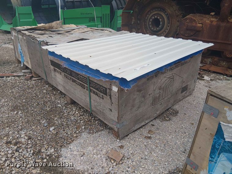 image for item EH4135 2024 Valley Pioneer MSC2030F steel carport