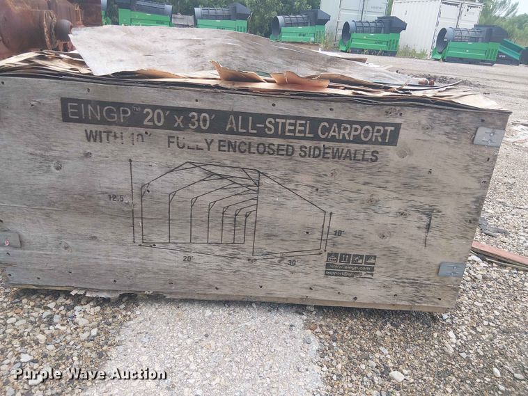 image for item EH4135 2024 Valley Pioneer MSC2030F steel carport