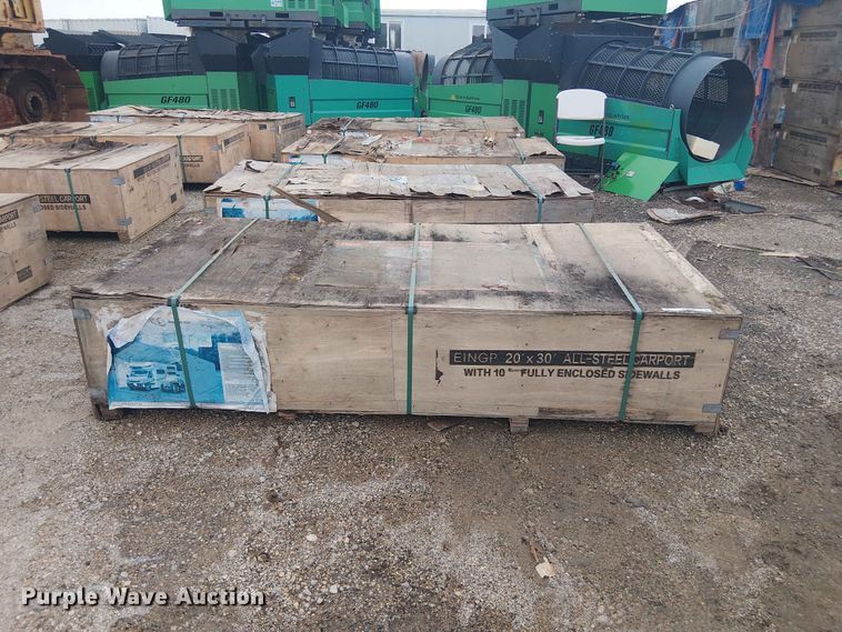 image for item EH4137 2024 Valley Pioneer MSC2030F steel carport