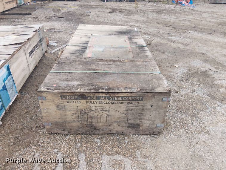 image for item EH4137 2024 Valley Pioneer MSC2030F steel carport