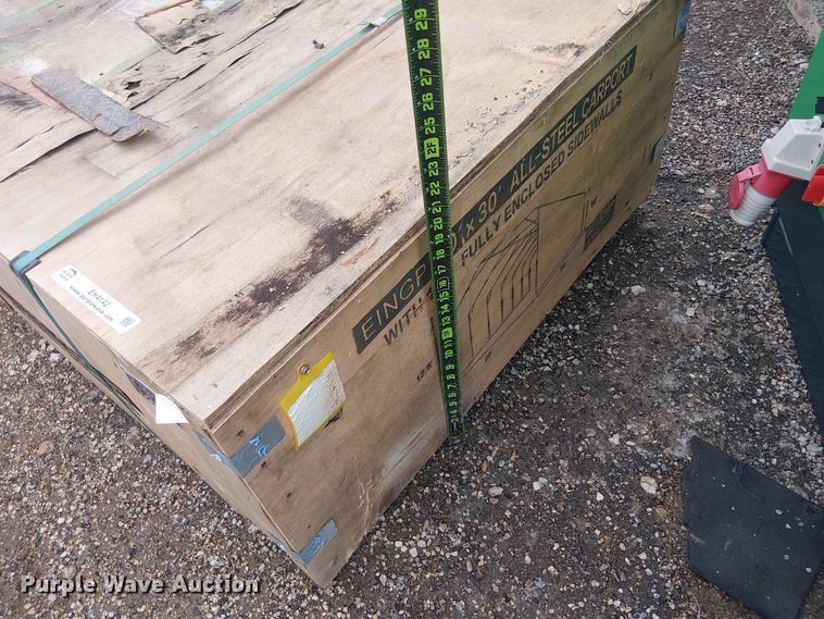 image for item EH4142 2024 Valley Pioneer MSC2030F Steel Carport