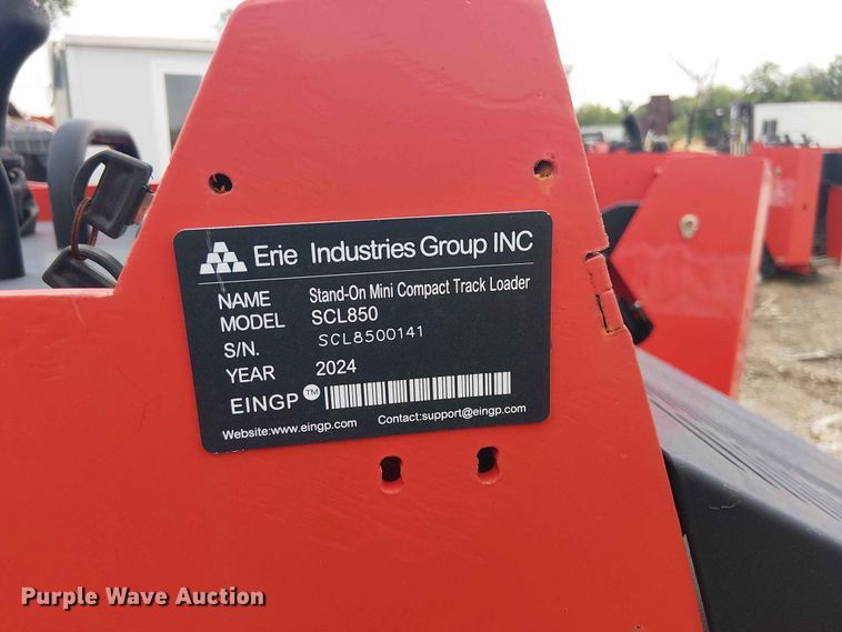 image for item EH4148 2024 Erie Industries SCL850 compact utility loader