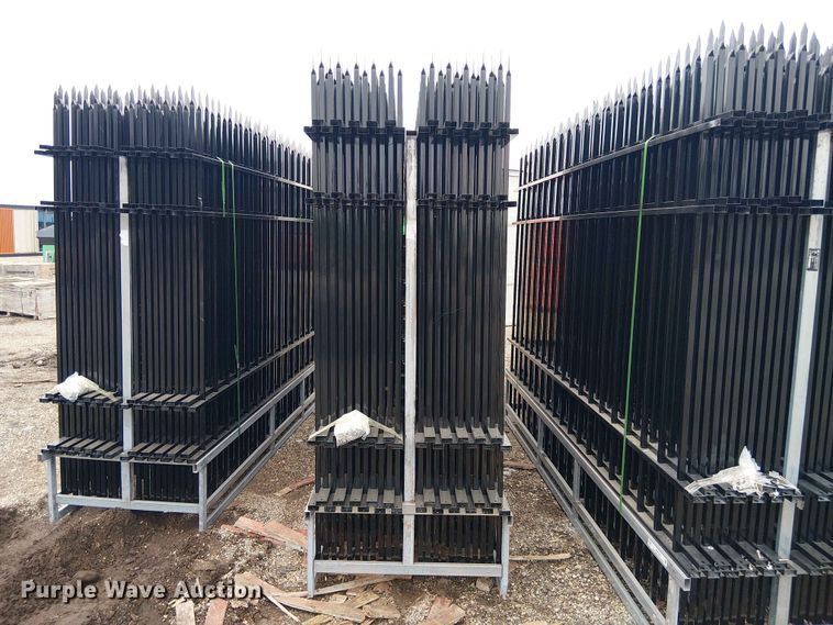 image for item EH4155 (22) 10' Wrought Iron Site Fence