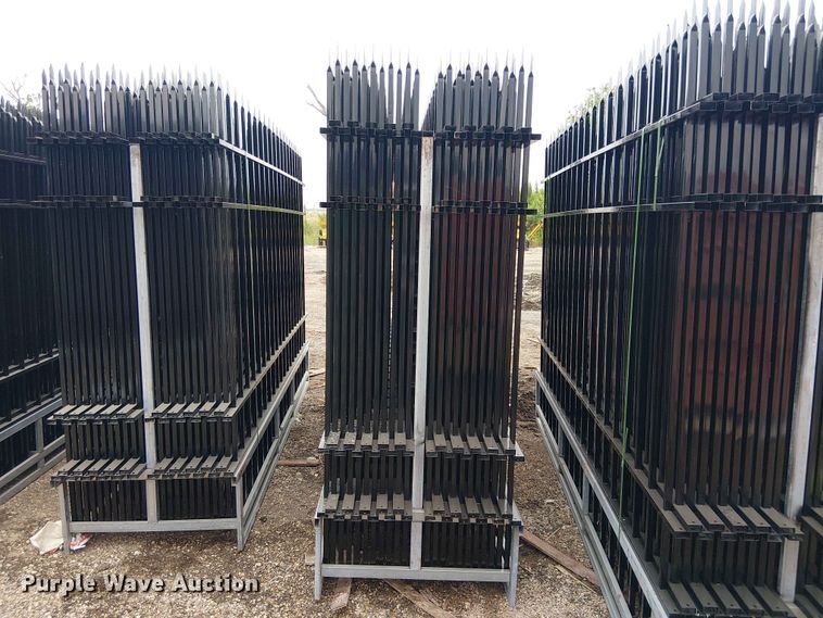 image for item EH4155 (22) 10' Wrought Iron Site Fence