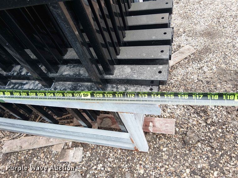 image for item EH4155 (22) 10' Wrought Iron Site Fence