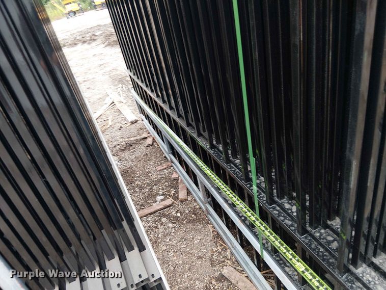 image for item EH4155 (22) 10' Wrought Iron Site Fence