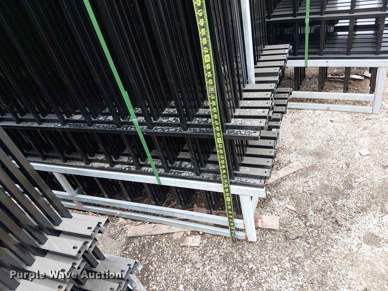image for item EH4155 (22) 10' Wrought Iron Site Fence