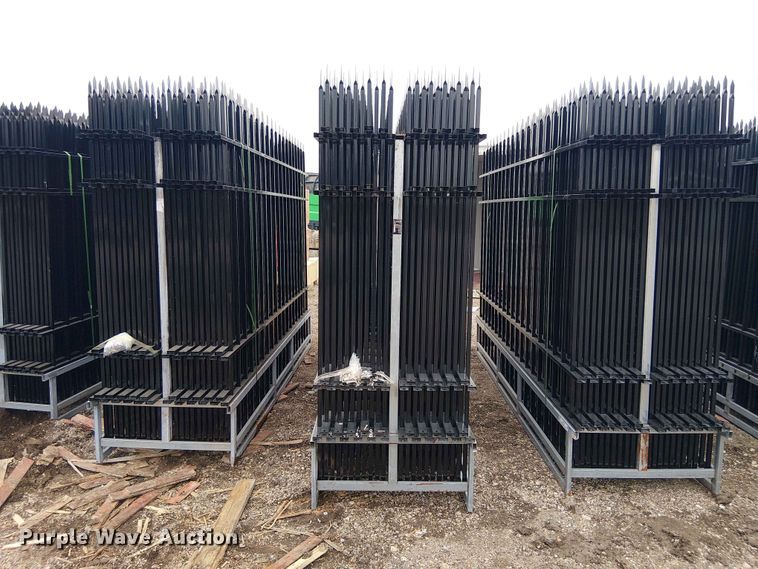 image for item EH4156 (22) 10' Wrought Iron Site Fence