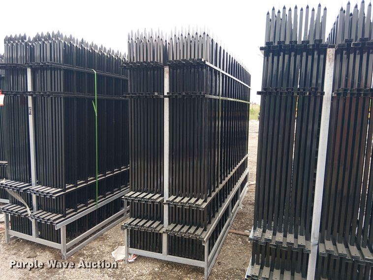 image for item EH4156 (22) 10' Wrought Iron Site Fence
