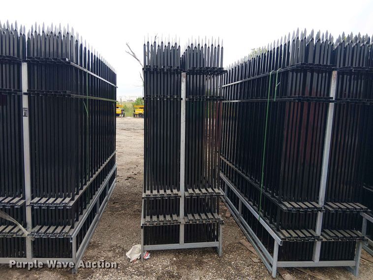 image for item EH4156 (22) 10' Wrought Iron Site Fence
