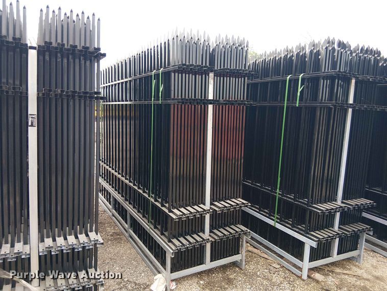 image for item EH4156 (22) 10' Wrought Iron Site Fence