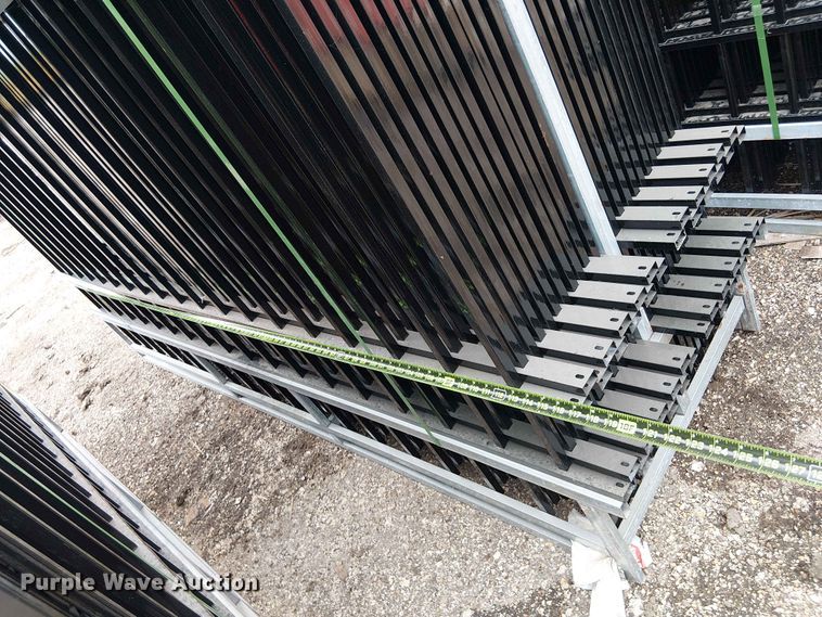 image for item EH4156 (22) 10' Wrought Iron Site Fence