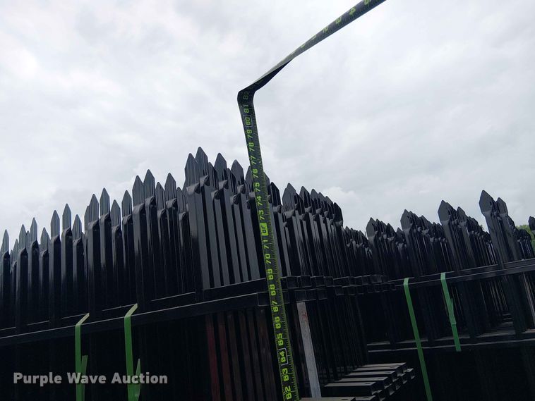 image for item EH4156 (22) 10' Wrought Iron Site Fence