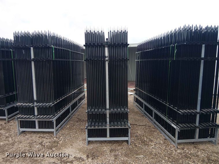 image for item EH4159 (22) 10' Wrought Iron Site Fence