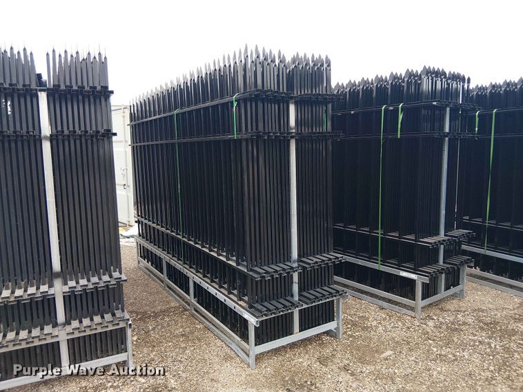 image for item EH4159 (22) 10' Wrought Iron Site Fence