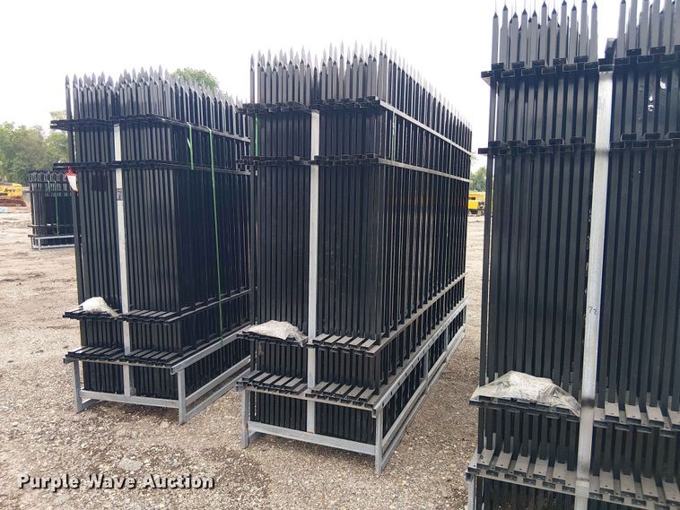 image for item EH4159 (22) 10' Wrought Iron Site Fence
