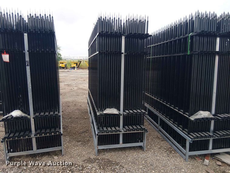 image for item EH4159 (22) 10' Wrought Iron Site Fence