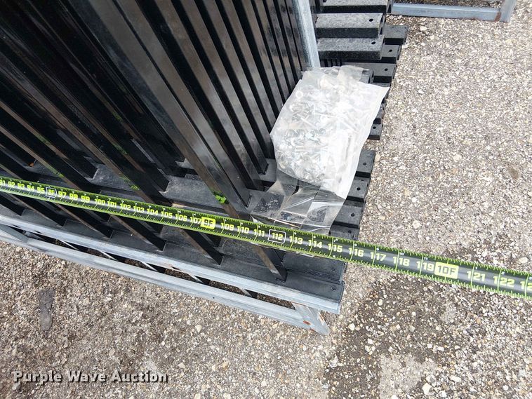 image for item EH4159 (22) 10' Wrought Iron Site Fence