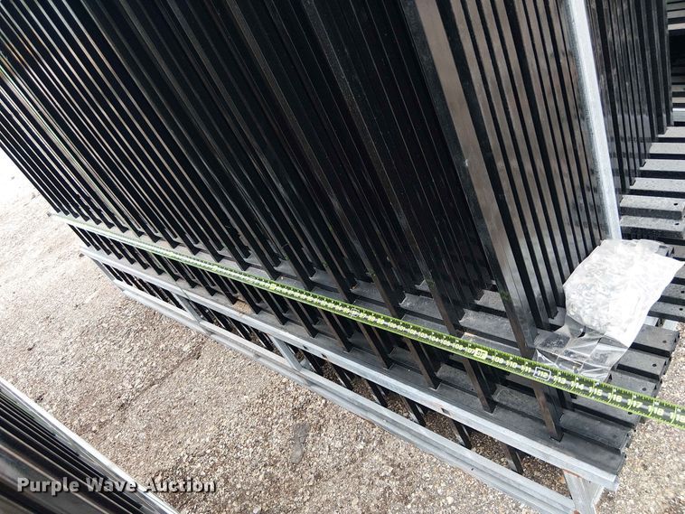 image for item EH4159 (22) 10' Wrought Iron Site Fence