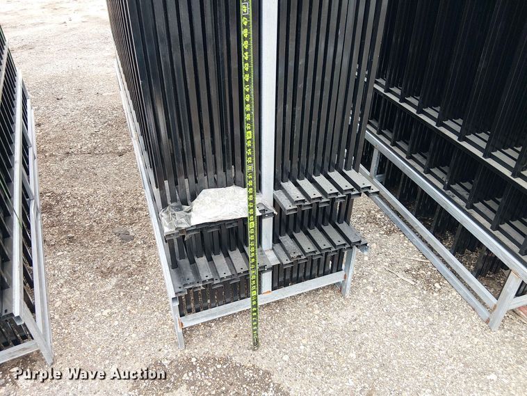 image for item EH4159 (22) 10' Wrought Iron Site Fence