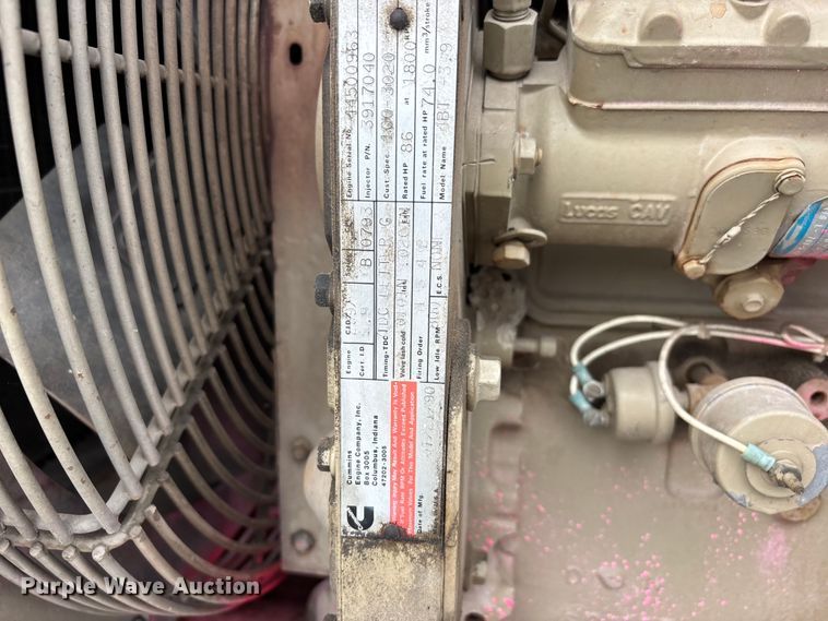 image for item EJ7822 Cummins 4BT3 9-GC1 generator