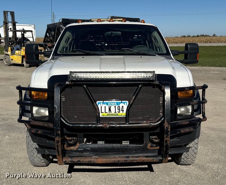 image for item EM2464 2008 Ford F450 XL Super Duty Crew Cab flatbed truck