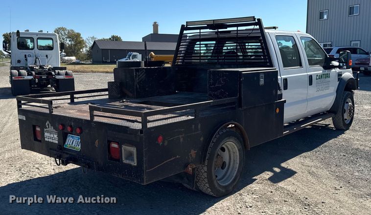 image for item EM2464 2008 Ford F450 XL Super Duty Crew Cab flatbed truck