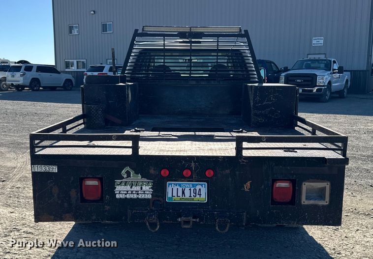 image for item EM2464 2008 Ford F450 XL Super Duty Crew Cab flatbed truck