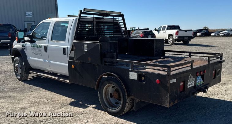 image for item EM2464 2008 Ford F450 XL Super Duty Crew Cab flatbed truck