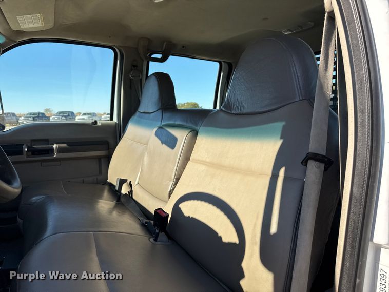 image for item EM2464 2008 Ford F450 XL Super Duty Crew Cab flatbed truck