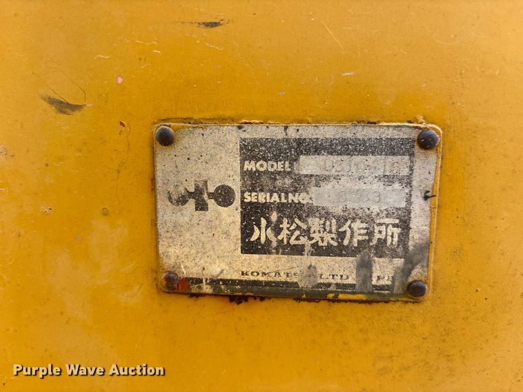image for item EO4282 1980 Komatsu D31Q-16 dozer
