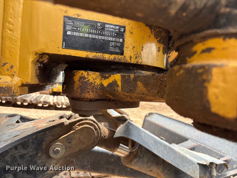 image for item EO4284 2015 Caterpillar 308E2CR mini excavator