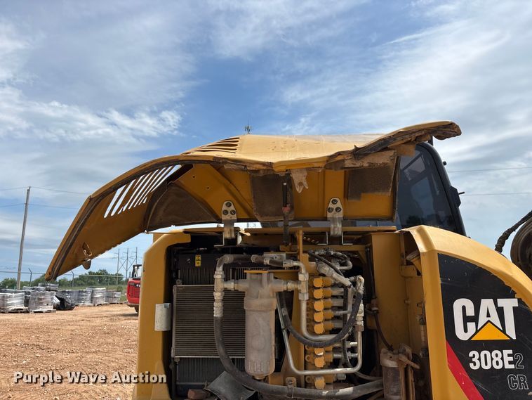 image for item EO4284 2015 Caterpillar 308E2CR mini excavator