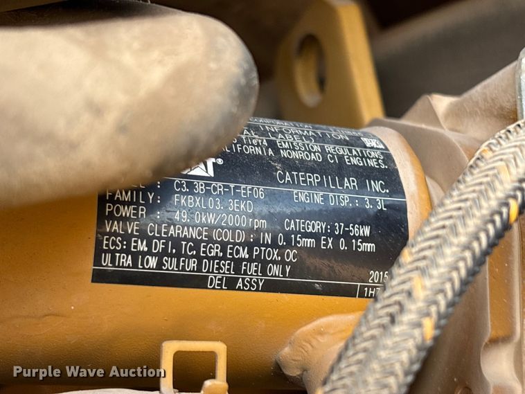 image for item EO4284 2015 Caterpillar 308E2CR mini excavator