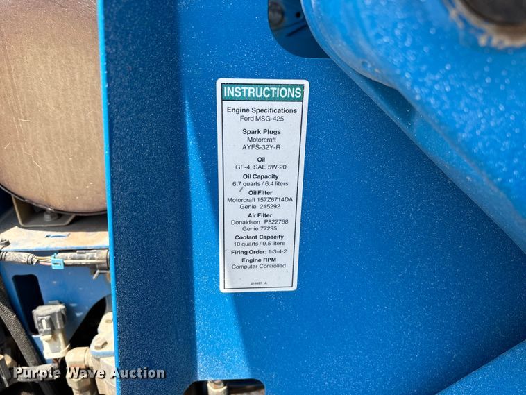 image for item EO4294 2016 Genie GS4390 scissor lift