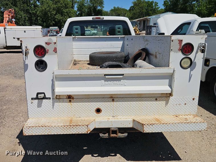 image for item EO7310 2011 Ford F350 Super Duty Ext. Cab utility bed pickup truck