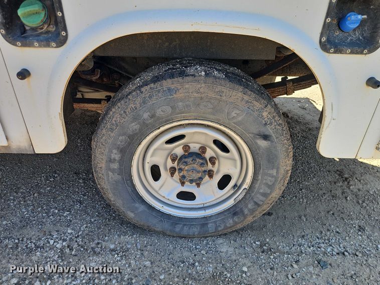 image for item EO7310 2011 Ford F350 Super Duty Ext. Cab utility bed pickup truck