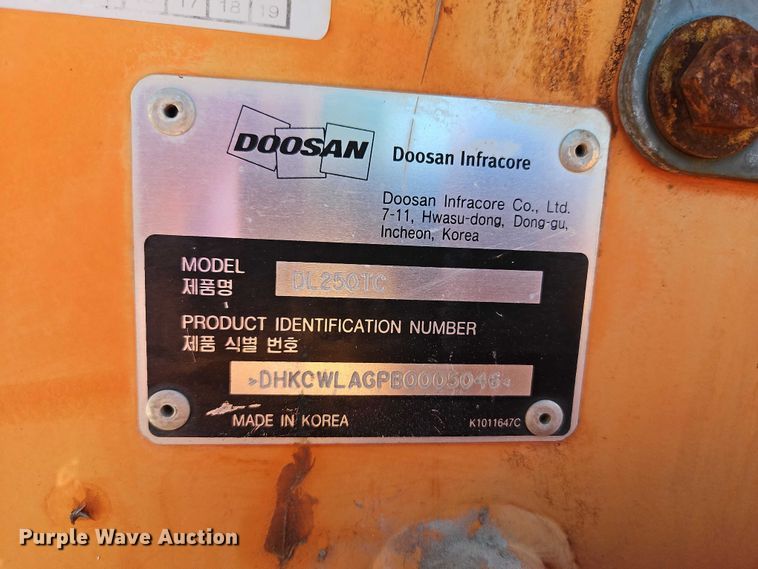 image for item EO7334 Doosan DL250TC wheel loader