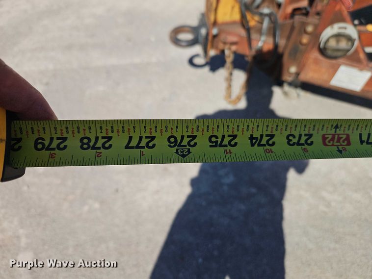 image for item EO7344 1995 Tow Master T-10 PAN equipment trailer