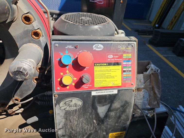 image for item EO7345 Gates GC-32XD hydraulic hose crimp press