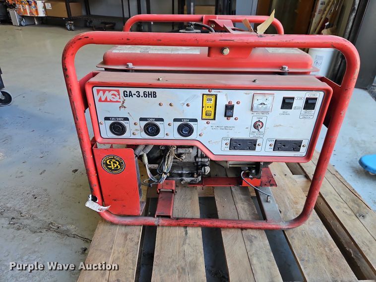 image for item EO7346 MQ GA-3.6HB generator