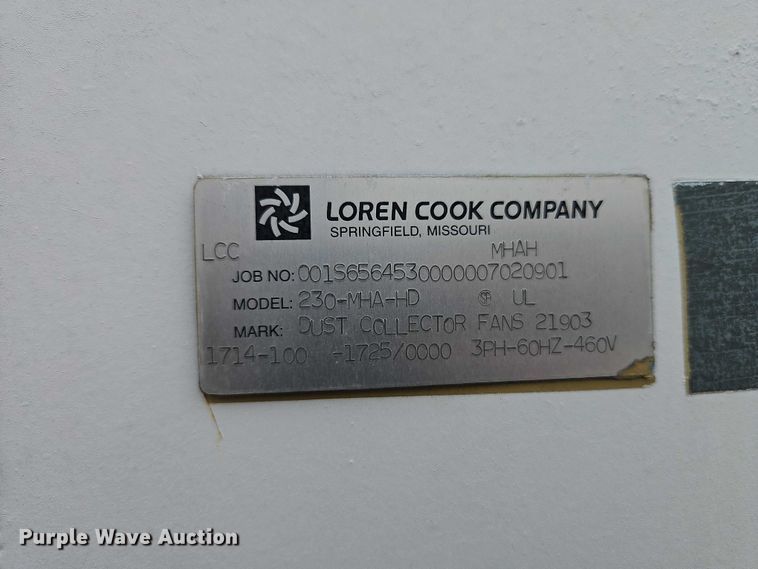 image for item EO7366 Loren Cook Company 230-MHA-HD air classifier