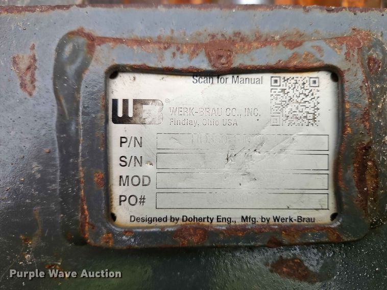 image for item EO7375 Werk Brau CAT 336F Hydraulic Quick Coupler